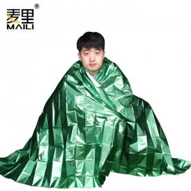 Green Emergency Blanket
